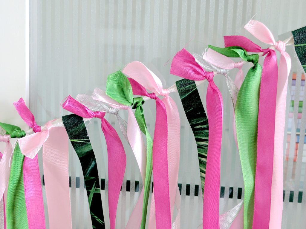 How to Make Ribbon Bunting in Easy Steps