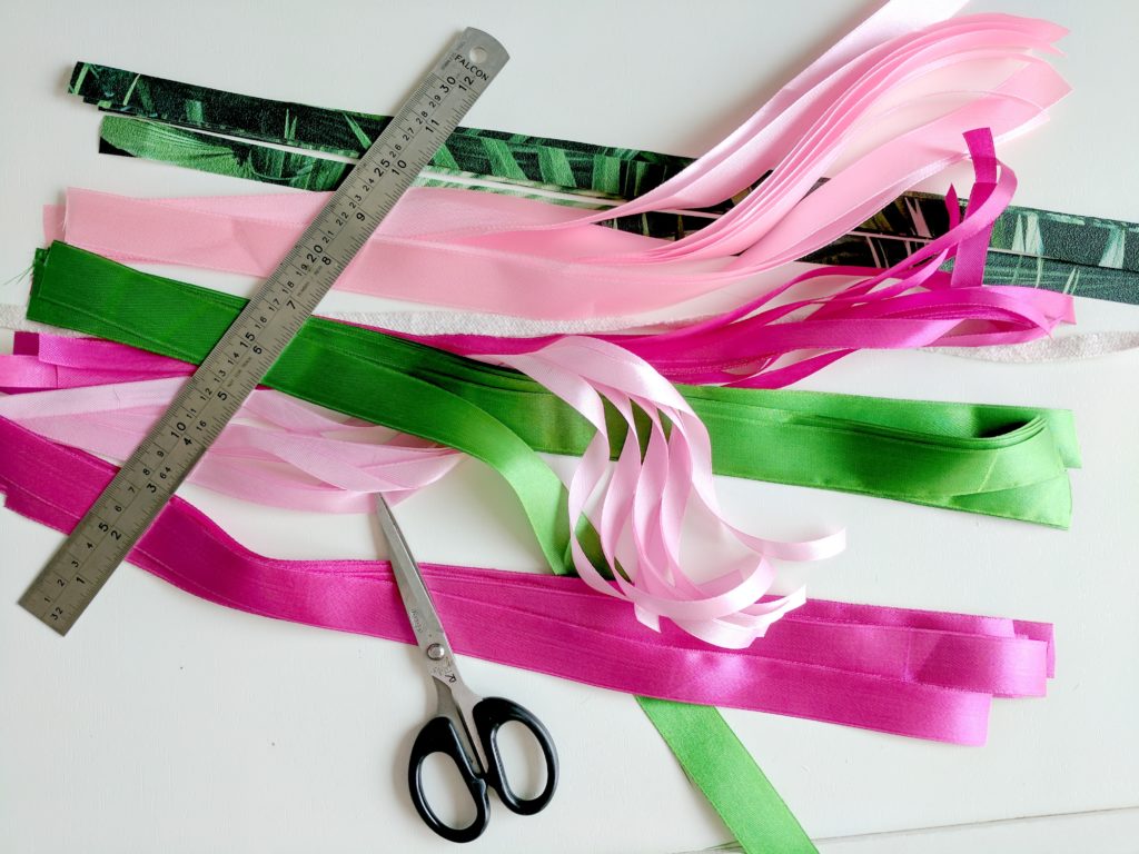 How To Make Ribbon Bunting In Easy Steps • One Brick At A Time