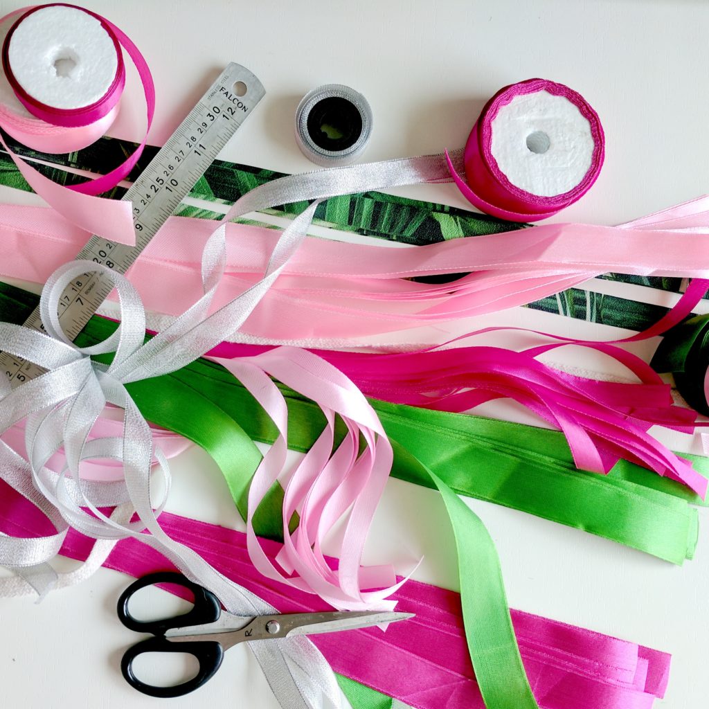 How To Make Ribbon Bunting In Easy Steps • One Brick At A Time