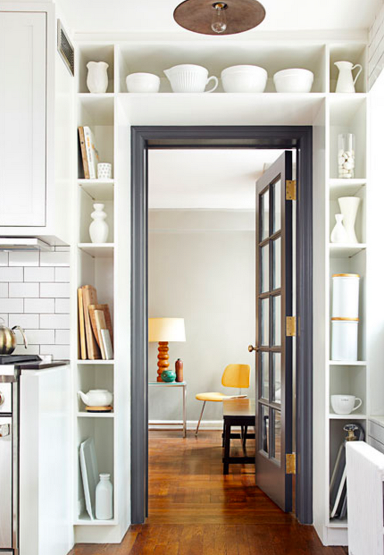 11 Ways To Make Big Space in Your Small Kitchen - Around Door