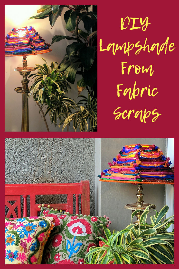 How to Cover a Lamp Shade with Fabric in 9 Steps - Bluesky at Home