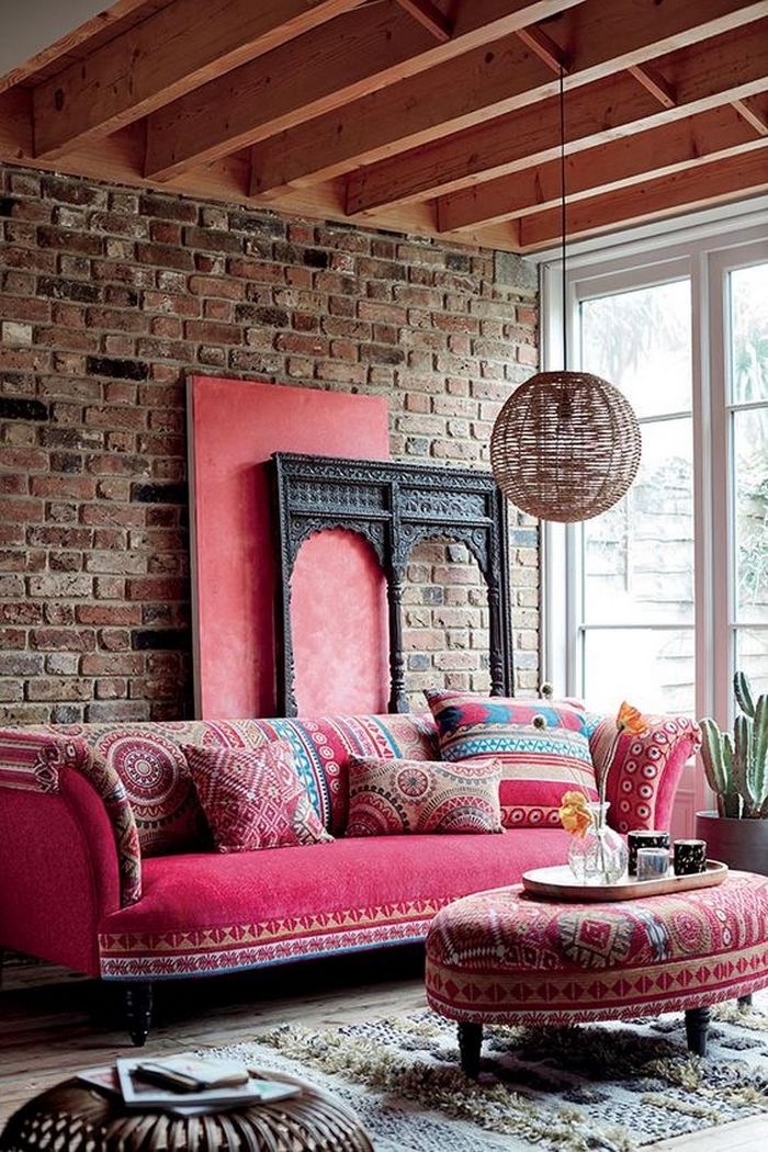 Let s Go Boho Living Room Part 1 One Brick At A Time