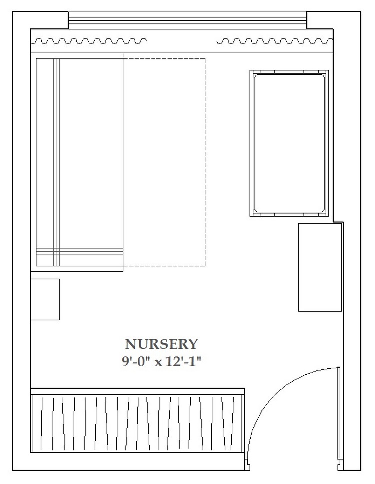 Pretty Nursery Routine Plan An Adorable Baby's Pretty Nursery Makeover - Part 1 • One Brick At A Time