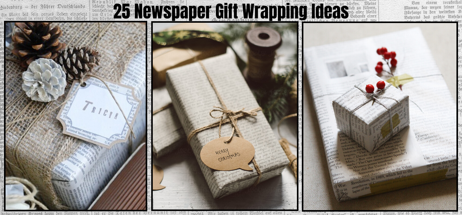 Wrap Gifts With Newspaper - The New York Times