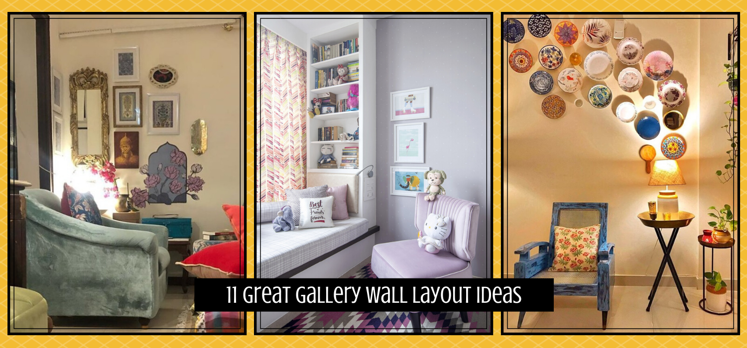 11 Great Gallery Wall Layout Ideas • One Brick At A Time